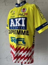 Size: L 40” Chest Nalini Gipiemme Cycling Jersey Short Sleeve **RETRO**