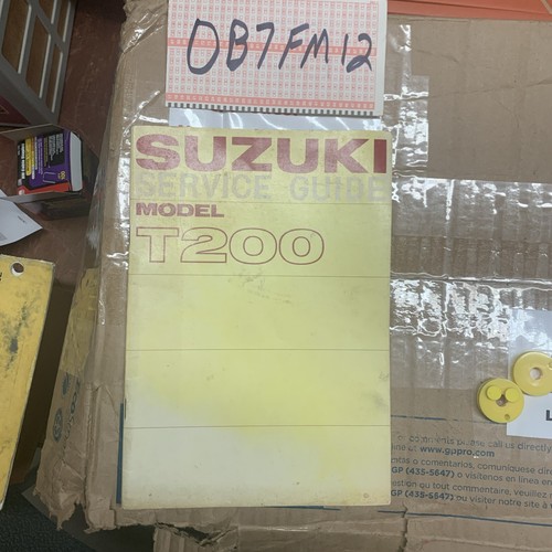 Suzuki t200 1967 factory - 1967, oem
