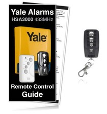 Yale Alarm HSA3060 Premium Compatible Keyfob for HSA3000 Yale Alarms /RRP £24.99
