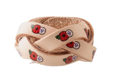 OFFICIAL BOY SCOUTS POPPIE LEATHER WOGGLE NEW!