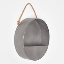 Round Wall Planter for Outdoor and Indoor Plants Hanging Planter with Rope