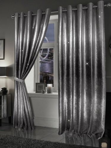Crushed velvet eyelet - crushed,