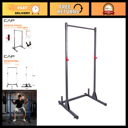 Power rack with attachments - with,