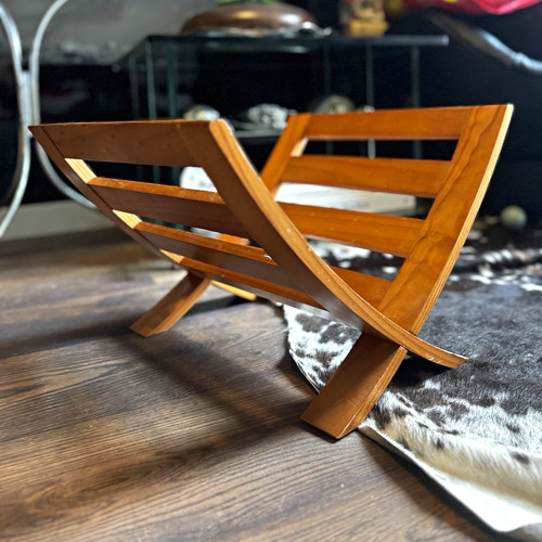 Vintage mid century wooden - mid-century,