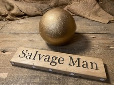 Vintage Cast Iron Salvaged Reclaimed Industrial Door Stop Counterweight