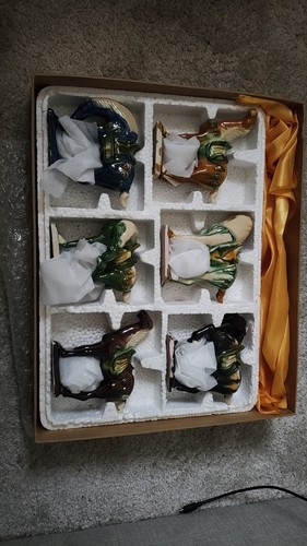 Vintage chinese sancai - vintage, glazed