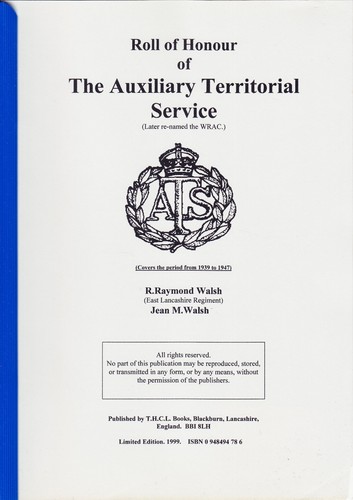 Roll honour auxiliary - of,