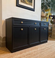 G-plan Sideboard teak mid century Painted Black vintage mcm