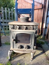 used multi fuel stove wood log burner