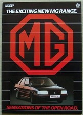 MG Car Range Sales Brochure
