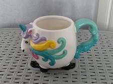 UNICORN NOVELTY MUG 3D SHAPED