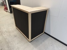 Handmade L-Shaped Wooden Bar