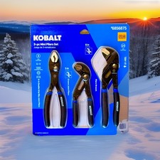 Kobalt Mini Small Pliers 3 Pc