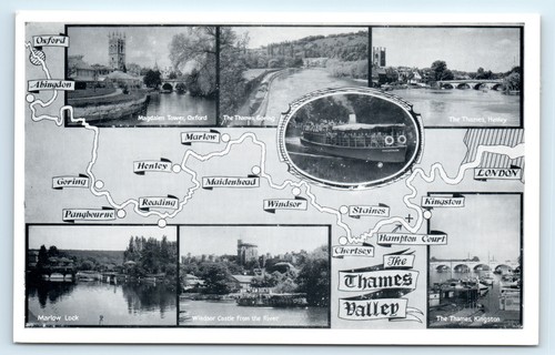 Postcard thames valley - postcard,