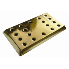 Brass effect drip tray bar - brass,