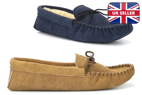 Mens suede moccasins size - suede,