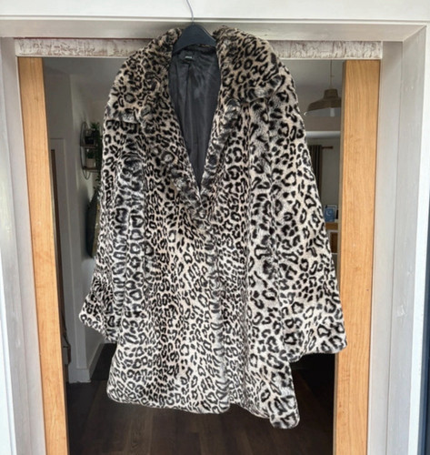 Roman leopard print faux fur - faux,