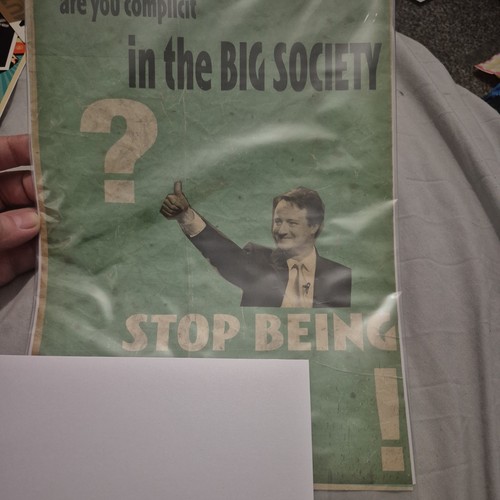 Political satire poster - a,