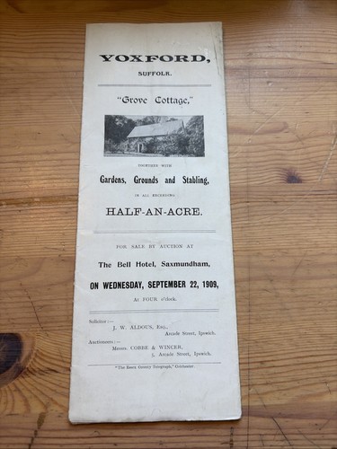 1909 sales catalogue grove - 1909,