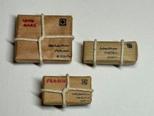 Dolls House Miniature.  Parcels (3) 1:12 Scale