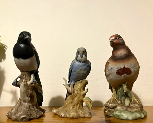 Vintage maruri porcelain bird - porcelain,