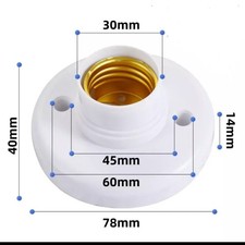 Edison Screw White Batten