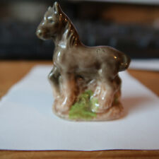 Small Vintage Wade Grey Shire / Heavy Horse 1975-84 English Whimsies Set 6