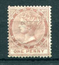 (A225) Tobago QV 1882-84 1d Venetian Red SG15 Mint Hinged Cat £14