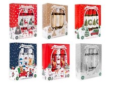 Box 10 Family Christmas Crackers Traditional Classic Xmas Dinner Plastic Free