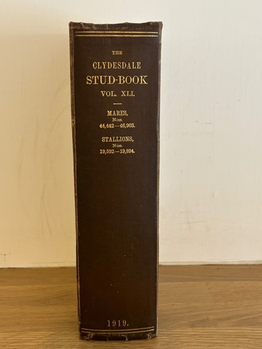 Clydesdale stud book vol - clydesdale,