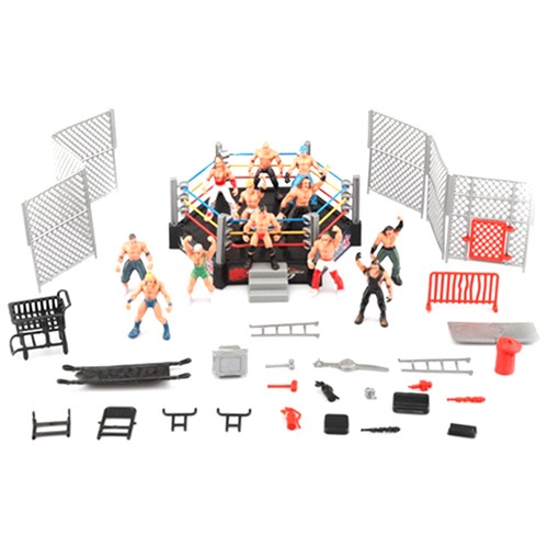 Wrestling action figures set - wrestling,