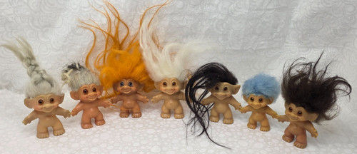 Vintage 1960s dam troll - 3",