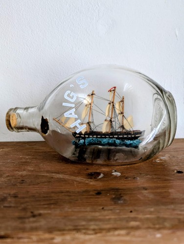 Antique haig dimple - haig’s, ship
