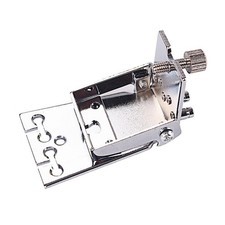 Chrome 5 String Banjo Tailpiece Replacement with Clamshell