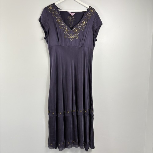 Monsoon dress size blue - monsoon,