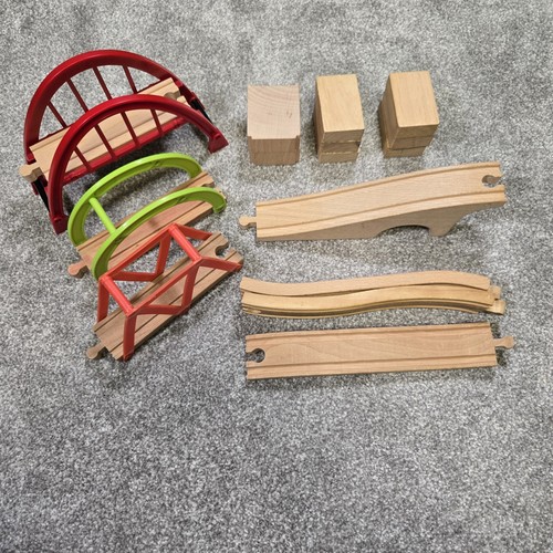 Brio wooden railway bridge - brio, &
