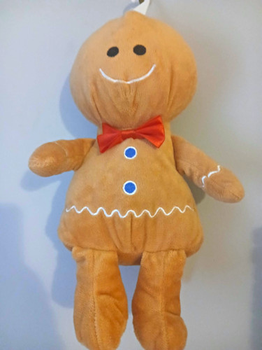 Whsmith gingerbread man plush - gingerbread,