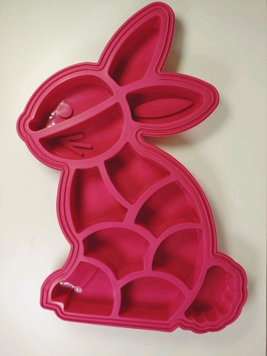 Large rabbit silicone - rabbit, cake