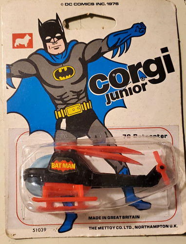 Corgi junior 78 batcopter - junior,