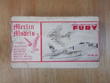 Merlin Models  1/72 NA Fury FJ-4B plastic & white metal model kit no 20