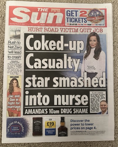 The sun 20th march 2025 - sun,