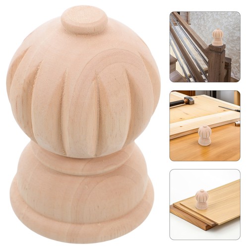 Pcs wood carving capital - 3,