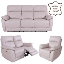 Salisbury Ivory Real Leather