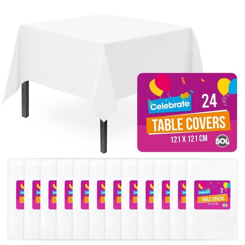72pk white plastic - white, table