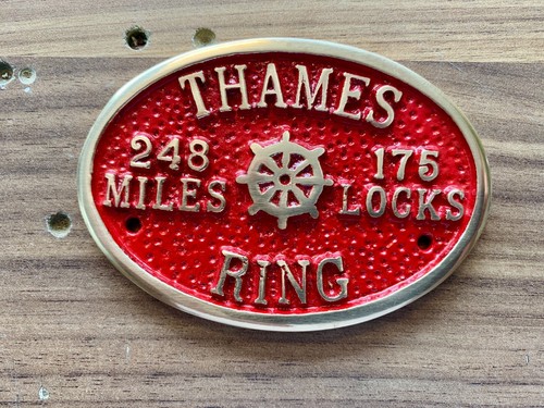 Thames ring brass - brass, plate