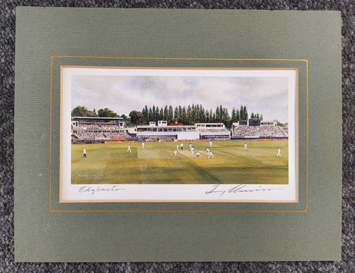 Terry harrison signed - terry, cricket