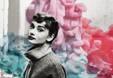 AUDREY HEPBURN A2 POSTER PRINT