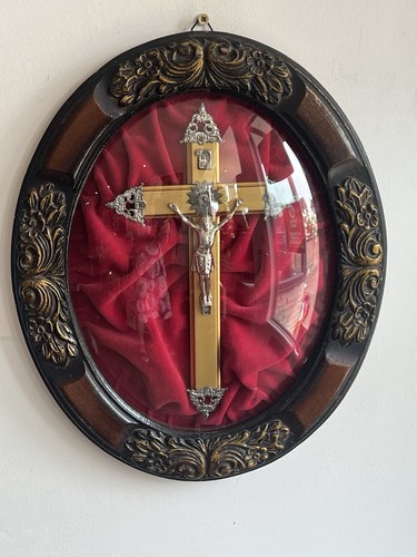 Antique french crucifix - antique, in