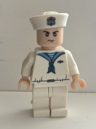 Lego minifigure sailor white - sailor,