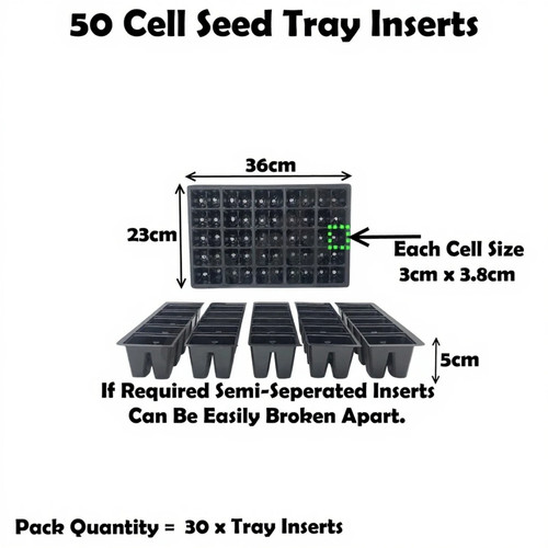 Cell tray inserts full size - 50,